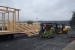Photo of house framing being transported to ProBuilt's warehouse