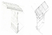 Sectional perspective drawings of the photovoltaic roof. 