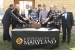 Photo of Engineering students and administrators creating time capsule