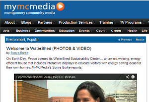 Screenshot of MyMCMedia website